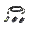 ATEN 2L-7D03UDPX4 Kit de câbles KVM sécurisé DisplayPort USB ATEN 2L-7D03UDPX4 Kit de câbles KVM sécurisé DisplayPort USB