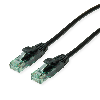 ROLINE RM Patchkabel Kat.6A UTP, schwarz, 15 m