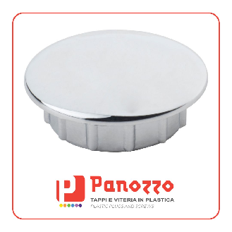 TAPPO TONDO CROMATO 8X1mm. - Prezzo multiplo di 100 pz.-Leggi tutto