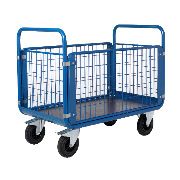 Chariot de manutention grillagé 500kg-Lire la description
