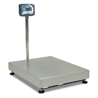 Báscula industrial de plataforma inoxidable con columna y visor LCD Baxtran TMZ-Leer más