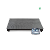 Báscula industrial de plataforma inoxidable con columna y visor LCD Baxtran TMZ