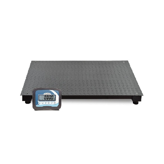 Báscula industrial de plataforma inoxidable con columna y visor LCD Baxtran TMZ-Leer más