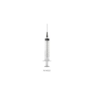 Jeringa 3 cuerpos ICOPLUS3 10 ml, aguja G22 0,7x30 mm, Luer Centrado, Caja 100 unidades-Leer más
