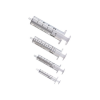 Jeringa 2 cuerpos 5 ml Cono Excéntrico, Caja 100 unidades