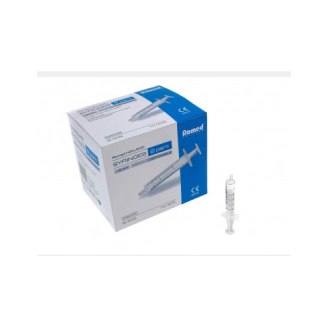 Jeringa 2 cuerpos 2 ml. Cono excéntrico-Leer más