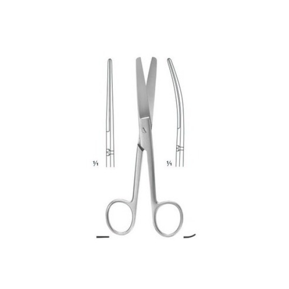 Tijera cirugía 14 cm recta Roma/Roma-Leer más