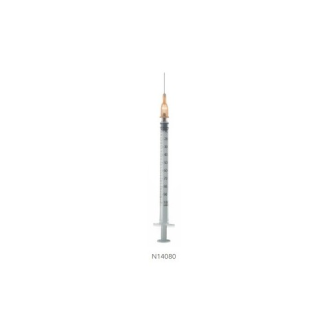 Jeringa Insulina ICOPLUS3 1 ml con aguja 05x16 (G25), caja de 100 unidades-Leer más