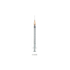 Jeringa Insulina ICOPLUS3 1 ml con aguja 05x16 (G25), caja de 100 unidades