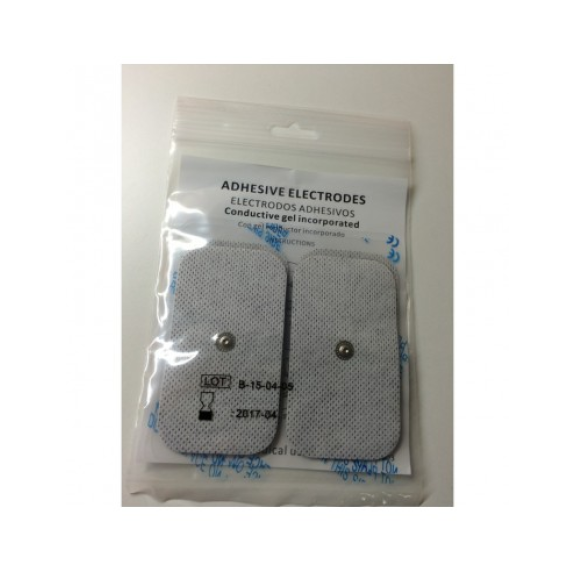 Electrodo Adhesivo 50x90 mm, conexión CLIP, tipo Compex-Leer más