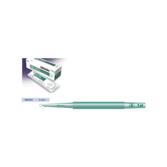 Cureta dermatológica cortante desechable 4 mm-Leer más