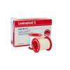 Esparadrapo de seda blanco LEUKOPLAST S 5 cm x 5 mts, caja 6 unidades