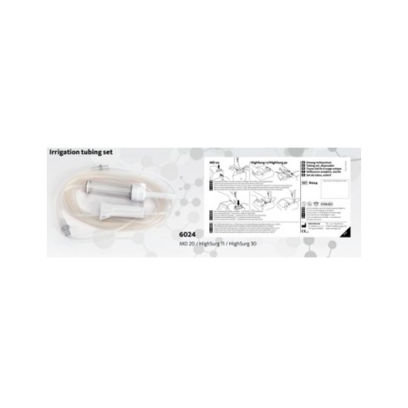 Set de Irrigación con Tubo, 3 m, HighSurg 11 / 30 desechable, Caja 10 unds-Leer más