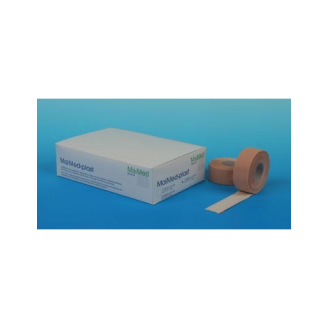 Esparadrapo Tela MAIMED PLAST 2,5 cm x 9,10 metros CARNE, Caja 12 unidades-Leer más
