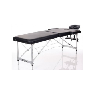 Camilla Plegable Supreme Aluminio 2 Cuerpos Ancho 70 cm (color negro)-Leer más