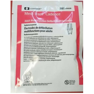 Electrodo de desfibrilador Medi-trace Cadence RTS, Philips. Caja 10 Unidades-Leer más