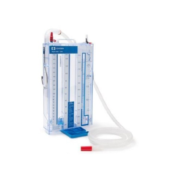Drenaje Torácico Argyle Aqua SeallTM Sistema de tres cámaras, 2300 ml, Caja 5 unidades-Leer más