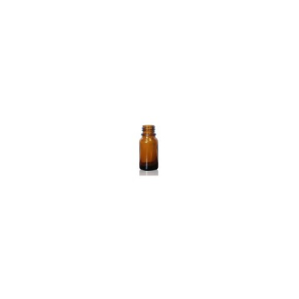 Frasco Cuenta Gotas 10 ml, Vidrio Topacio Rosca DIN-18, Paquete 50 frascos-Leer más