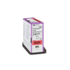 Suturas reabsorbible Trenzada VELOSORB 5/0, Aguja 17 mm., punta cilíndrica cortante 3/8 Círculo, Long. hebra 45 cm., KV15