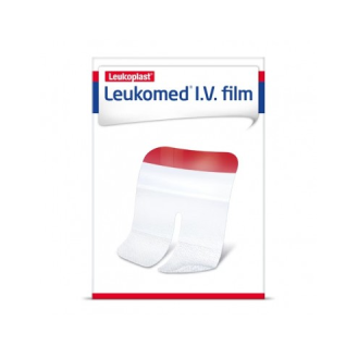 Apósito Leukomed para fijación de vías I.V. Film transparente, 6 cm x 8 cm-Leer más