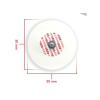 Electrodo Gel Sólido Adulto desechable 50mm, Prueba en Reposo Electrodo Gel Sólido Adulto desechable 50mm, Prueba en Reposo