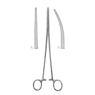 Pinza hemostática BENGOLEA Curva Sin Diente 20 cm-Leer más