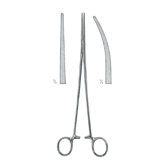 Pinza hemostática BENGOLEA Curva Sin Diente 20 cm-Leer más