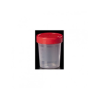 Contenedor de Orina 120 cc. Tapón rojo unitario
