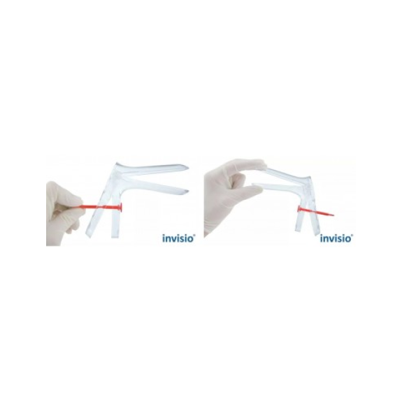 Espéculo Vaginal Estéril de tornillo 24 mm, talla S azul, Caja 100 unidades-Leer más