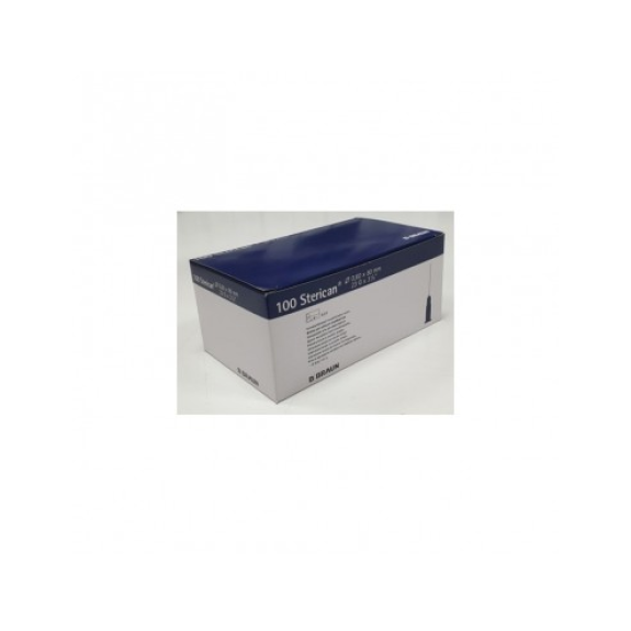 Aguja Hipodérmica STERICAN 0,6x80 23Gx3 1/5. Caja 100 unidades-Leer más