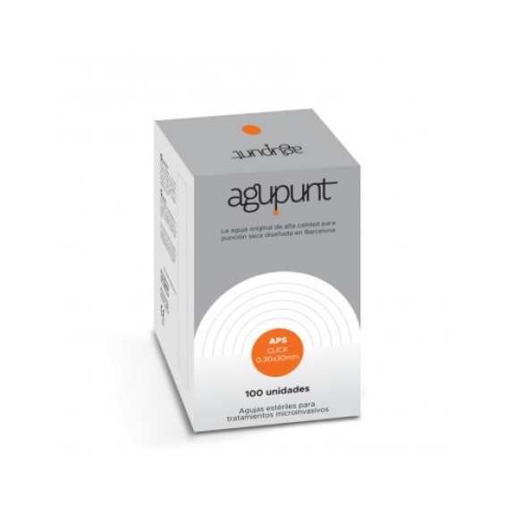 Aguja Punción Seca APS 0,30x30 CLICK, con guía-Leer más