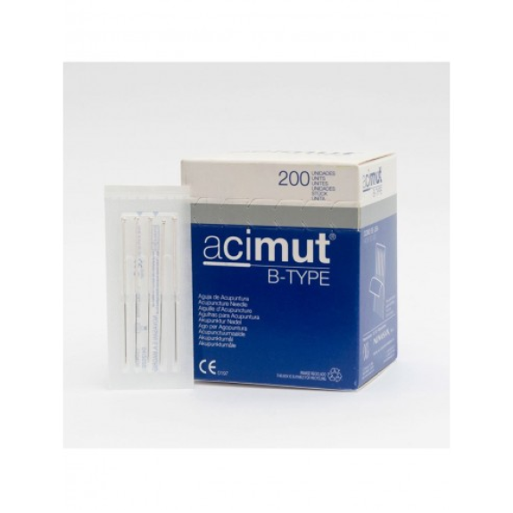 Sterile Akupunkturnadel B-TYPE 0,30x40 mm. Schachtel mit 200 Einheiten-Beschreibung lesen