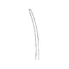Pinza cuello útero Bozeman CURVA 25 cm