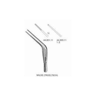 Pinza Oido TROELSTCH (WILDE) 11 cm Acodada-Leer más