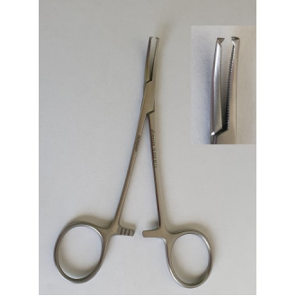Pinza MOSQUITO Micro Curvo Hartmann Con Diente 12,5 cm-Leer más