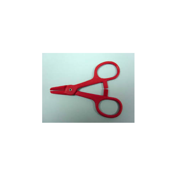 Pinza KOCHER Plástico No Estéril Roja-Leer más