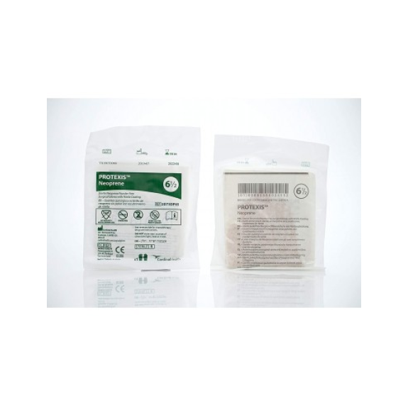 Guante Cirugía Estéril Protexis (Neopreno), Talla 6.5 Caja 50 pares-Leer más