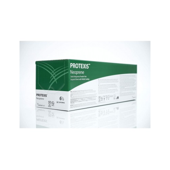 Guante Cirugía Estéril Protexis (Neopreno), Talla 6.5 Caja 50 pares-Leer más