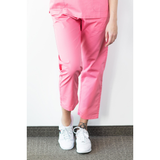 Basicfit - Pantalon Médicale - Unisexe - Rose - L-Lire la description