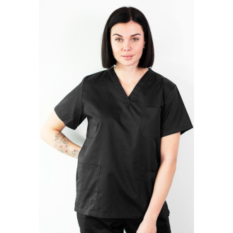 Basicfit - Tunique (blouse) - Unisexe - Noir - S-Lire la description