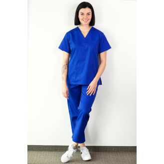 Basicfit - Tunique Médicale - Unisexe - Bleu Royal - Xxl-Lire la description