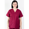 Basicfit - Tunique (blouse) - Unisexe - Bordeaux - S Basicfit - Tunique (blouse) - Unisexe - Bordeaux - S