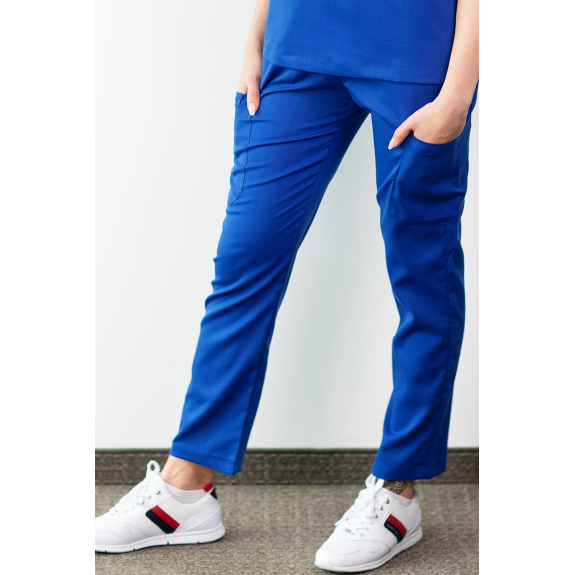 Medfit - Pantalon Médicale - Unisexe -bleu Royal - Xxxl-Lire la description