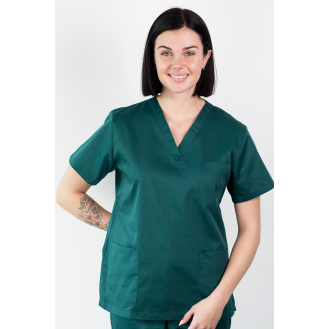 Basicfit - Tunique Médical - Unisexe - Vert - Xxl-Lire la description