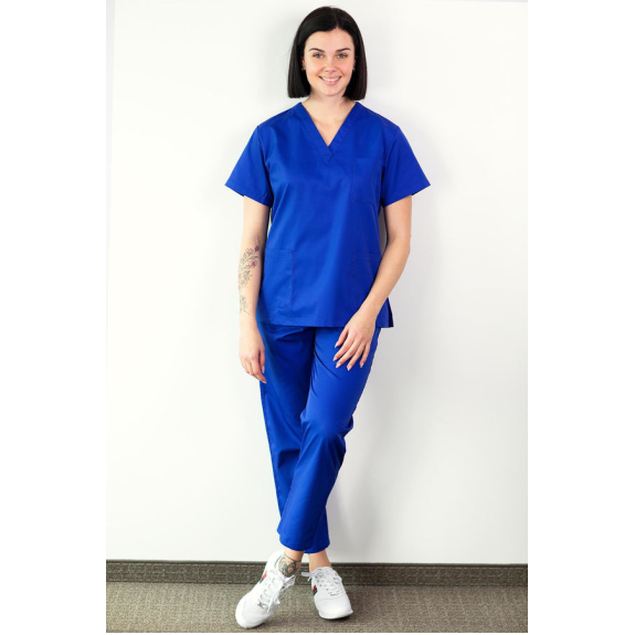 Basicfit - Tunique Médicale - Unisexe - Bleu Royal -xl-Lire la description