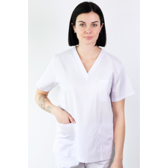 Basicfit - Tunique Médical - Unisexe - Blanc - Xl-Lire la description