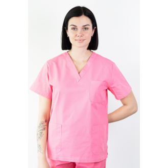 Basicfit - Tunique (blouse) - Unisexe - Rose - L-Lire la description