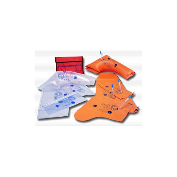 Set de 2 férulas hinchables con funda transparente-Leer más