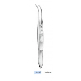 Pinza para Astillas/Espinas curva punta fina 10,5 cm-Leer más