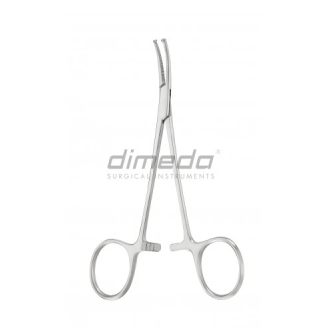 Pinza MOSQUITO Hasteld Curvo Con Diente 14 cm. 1x2 dientes-Leer más